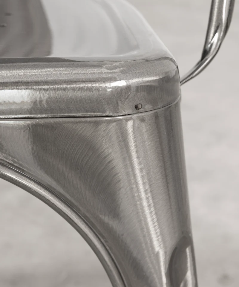 Silla de Comedor de Metal con Reposabrazos Tolik