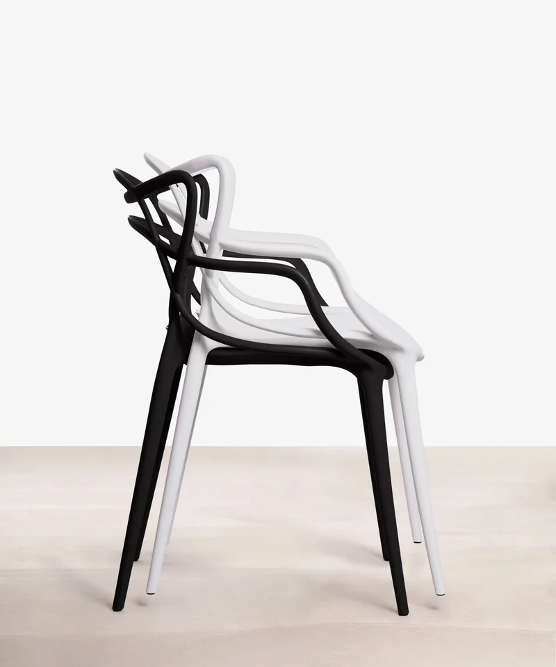 Silla de Polipropileno con Reposabrazos Loop