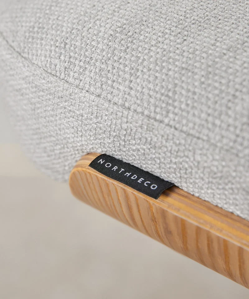 Silla de Escritorio de Tela y Madera Lexa