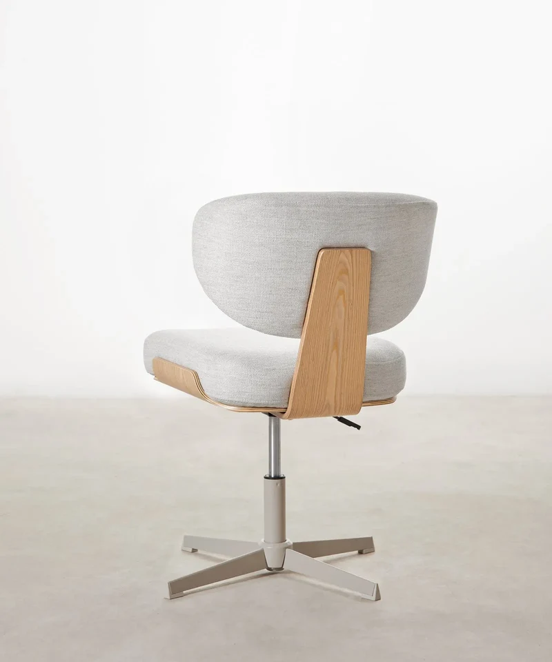 Silla de Escritorio de Tela y Madera Lexa
