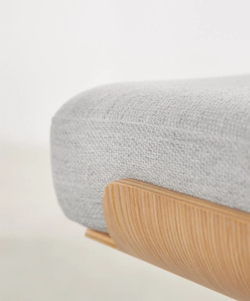 Silla de Escritorio de Tela y Madera Lexa