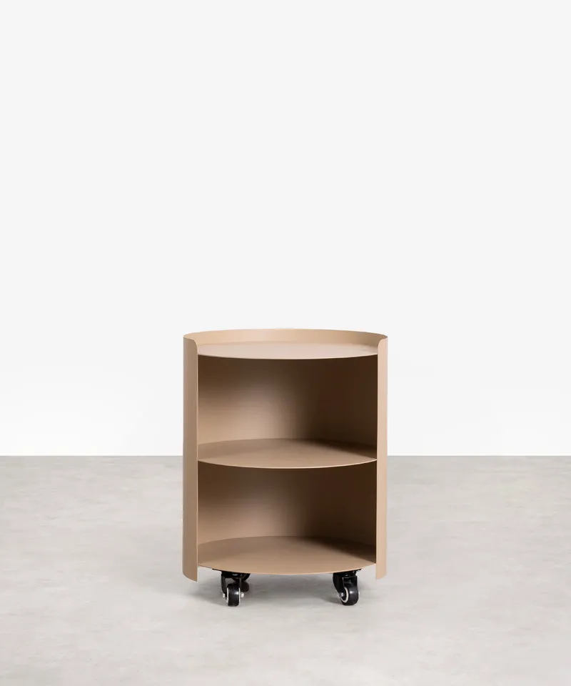 Mesita auxiliar de metal Rilo (37x46 cm)