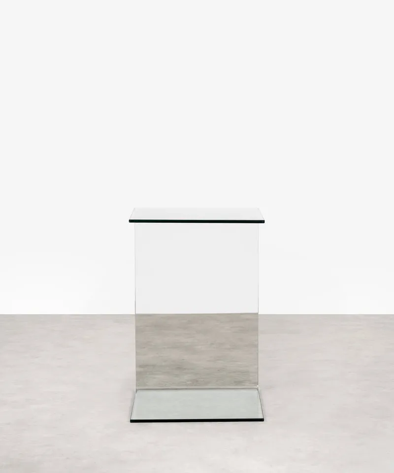 Mesa Auxiliar de Cristal Templado Tossa