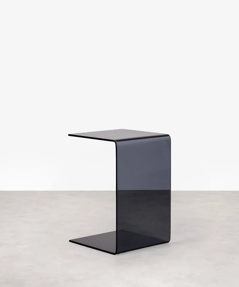 Mesa Auxiliar de Cristal Templado Tossa