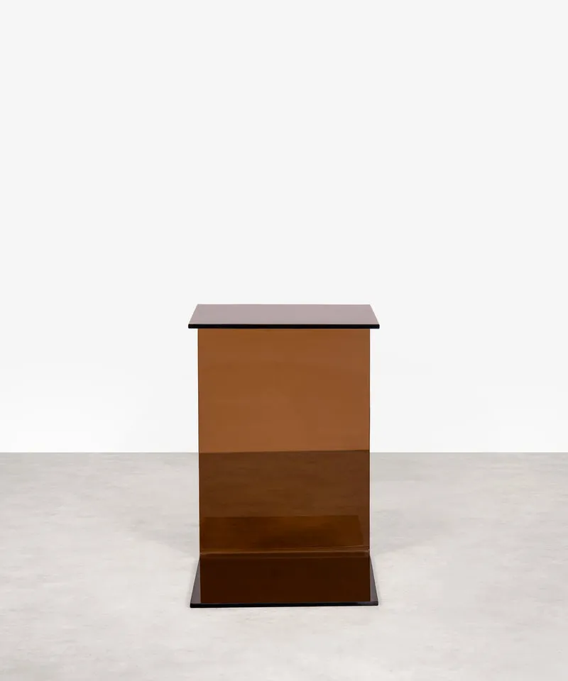 Mesa Auxiliar de Cristal Templado Tossa