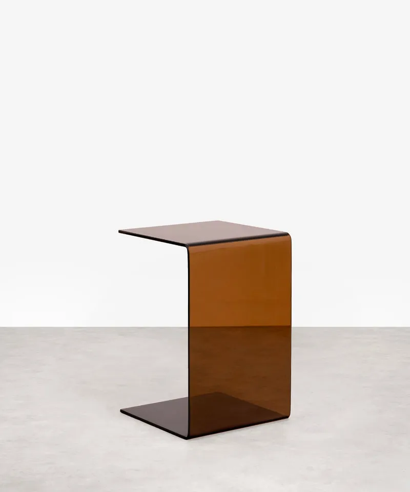 Mesa Auxiliar de Cristal Templado Tossa