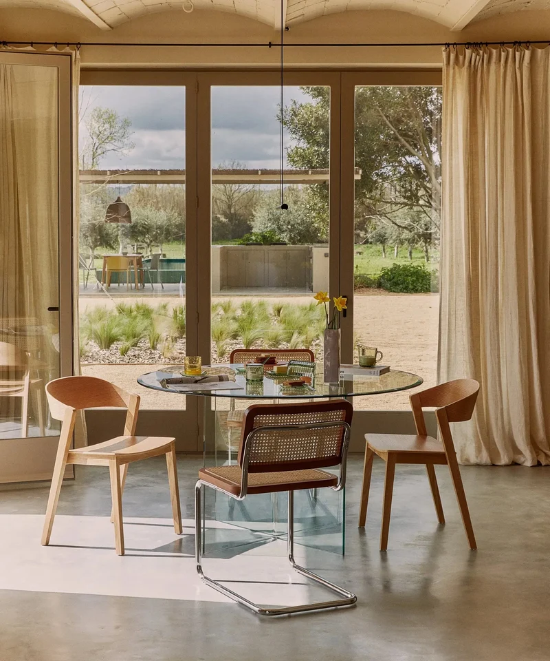 Silla de comedor en Madera con Reposabrazos Renzo