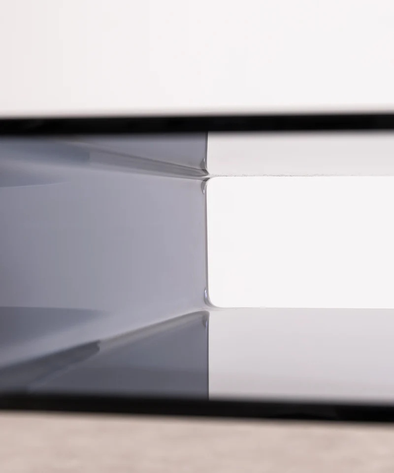 Mesa Auxiliar de Cristal Templado Saura
