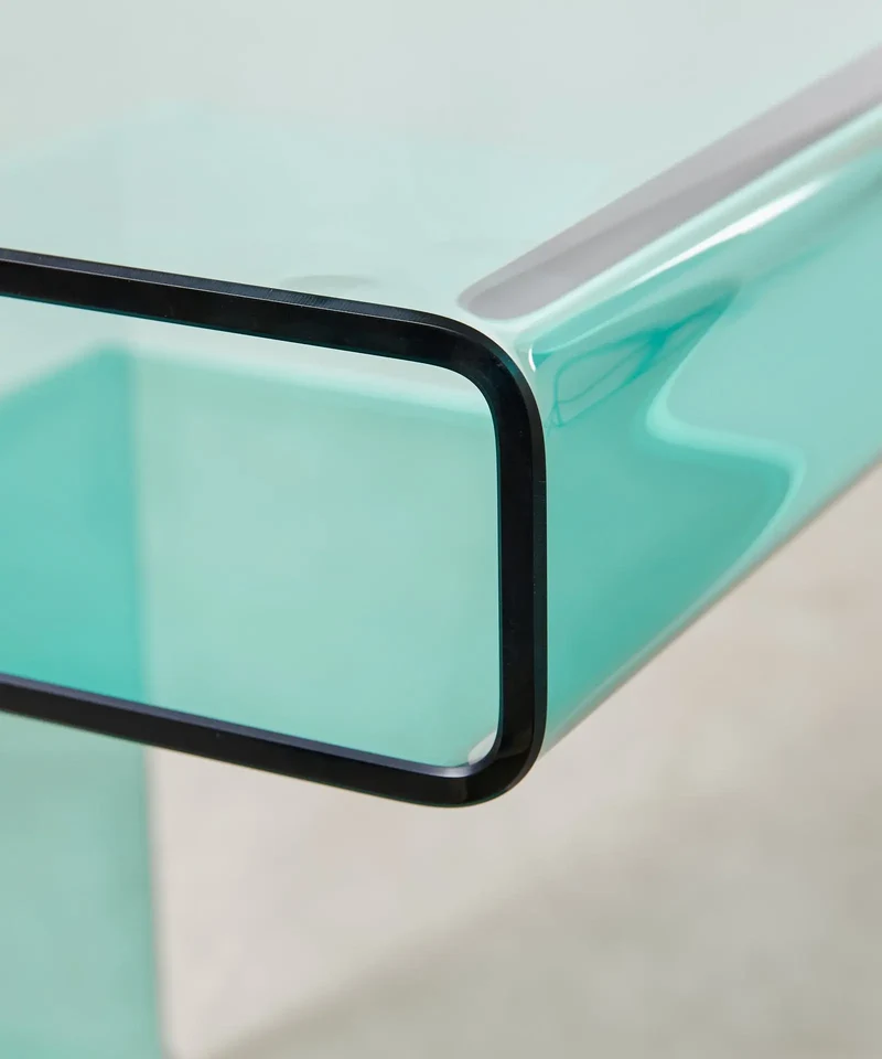 Mesa Auxiliar de Cristal Templado Saura