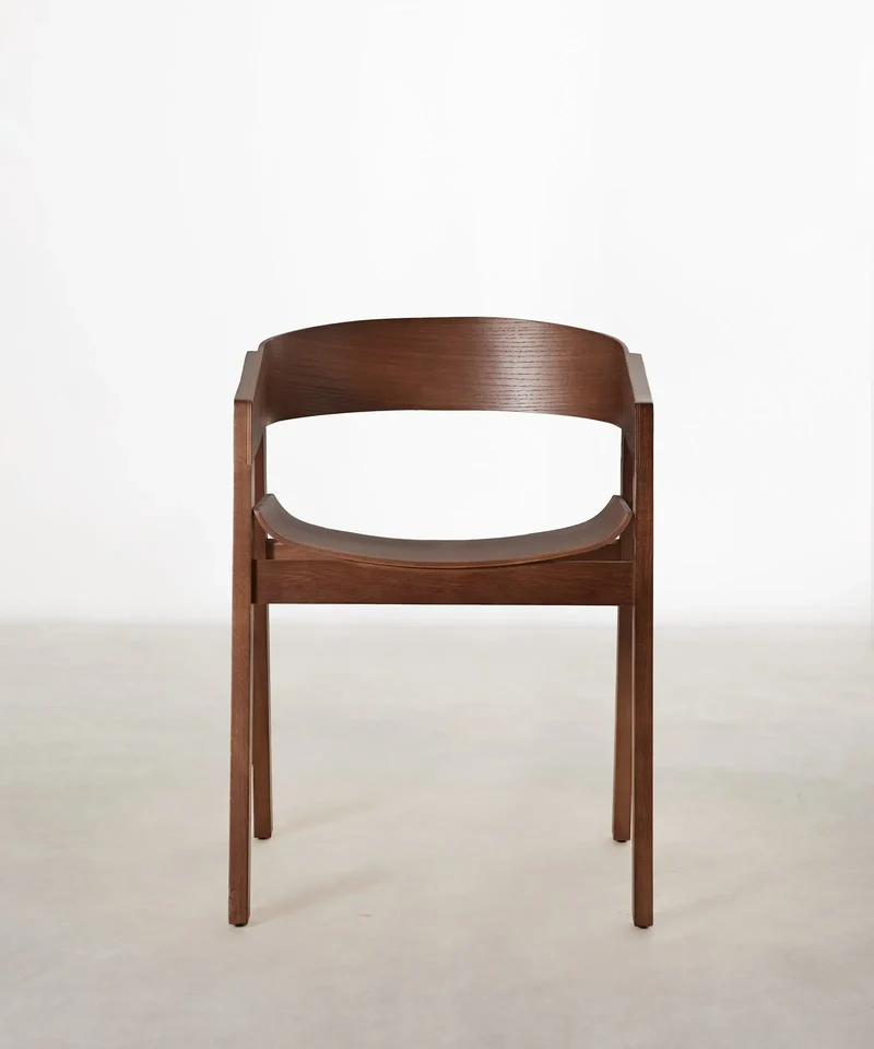 Silla de comedor en Madera con Reposabrazos Bella