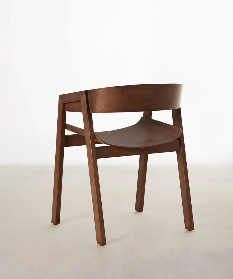 Silla de comedor en Madera con Reposabrazos Bella