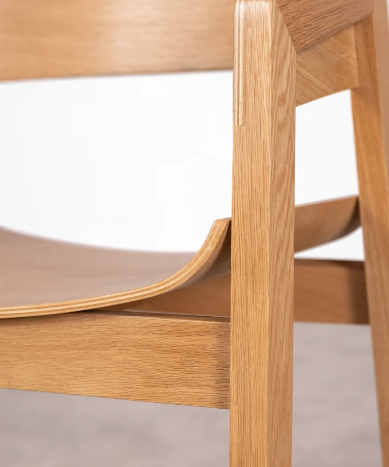 Silla de comedor en Madera con Reposabrazos Bella