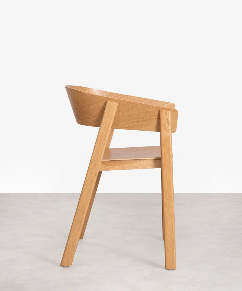 Silla de comedor en Madera con Reposabrazos Isabella