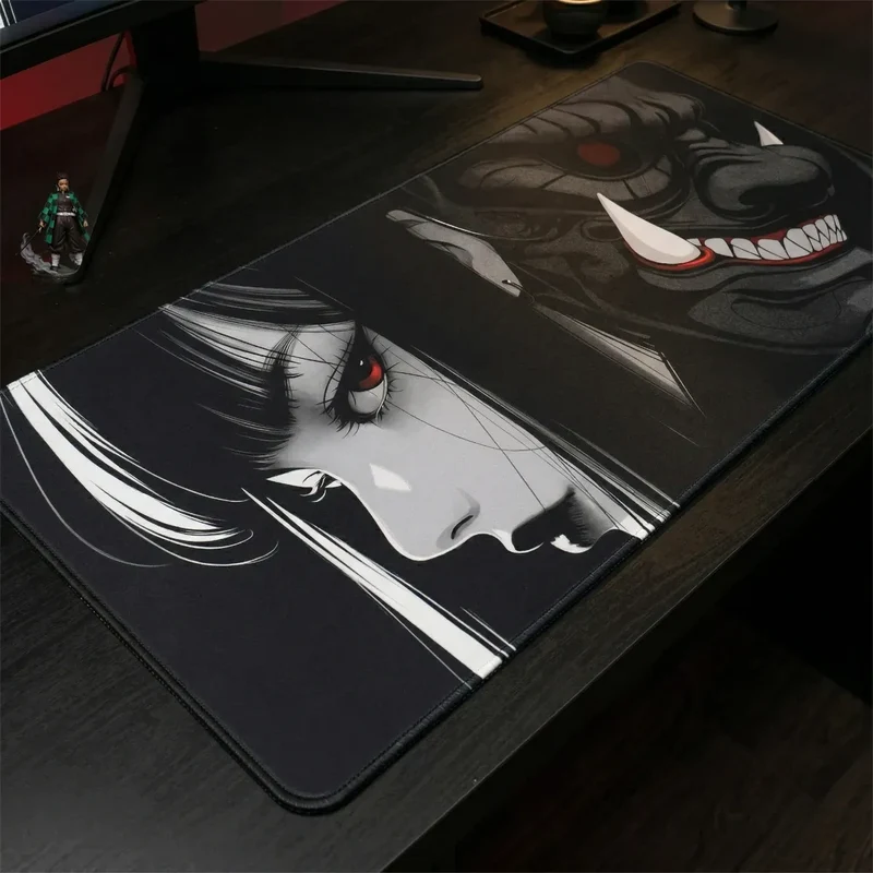 Tapis de souris Oni Phantom en Tissu Micro-texturé XXL - Précision Chirurgicale & Glisse Absolue