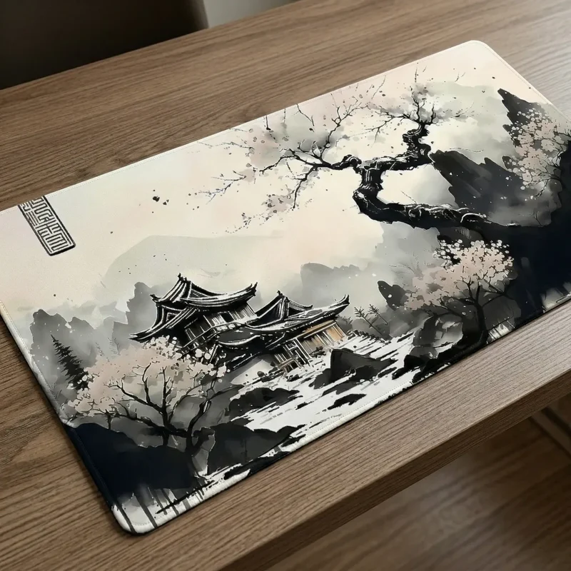 Tapis de souris Lunar Shogun | Micro-tissage Premium - XXL - Précision & Glisse