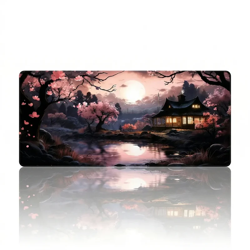 Tapis de souris Kyoto Flow | Tissu Micro-Texturé - Format XXL - Précision & Glisse