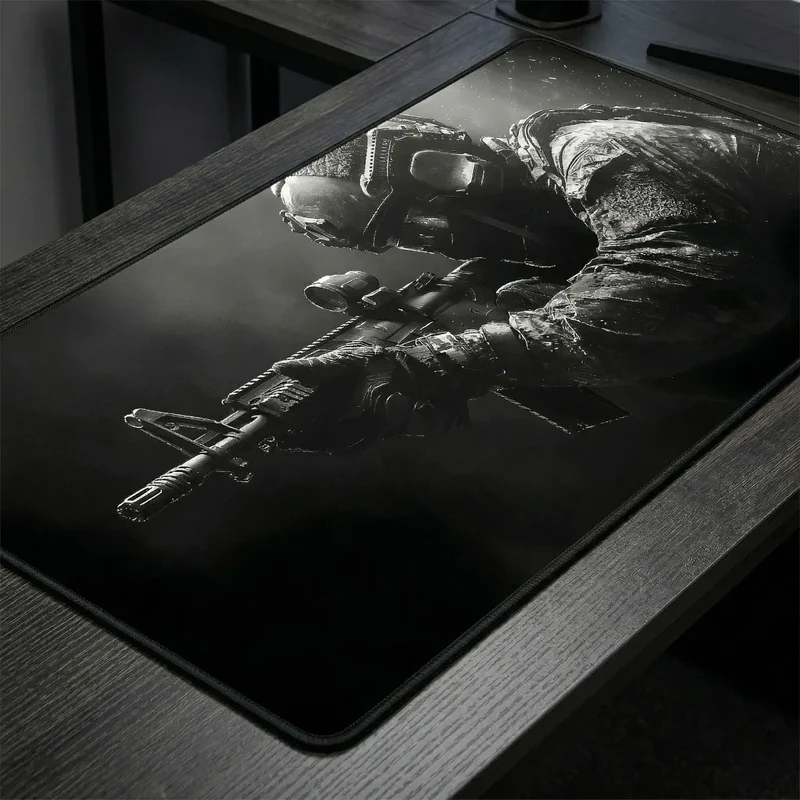 Tapis de souris XGZ Tactical Ops-Elite | Tissu Micro-tressé - XXL - Précision & Contrôle Tactique