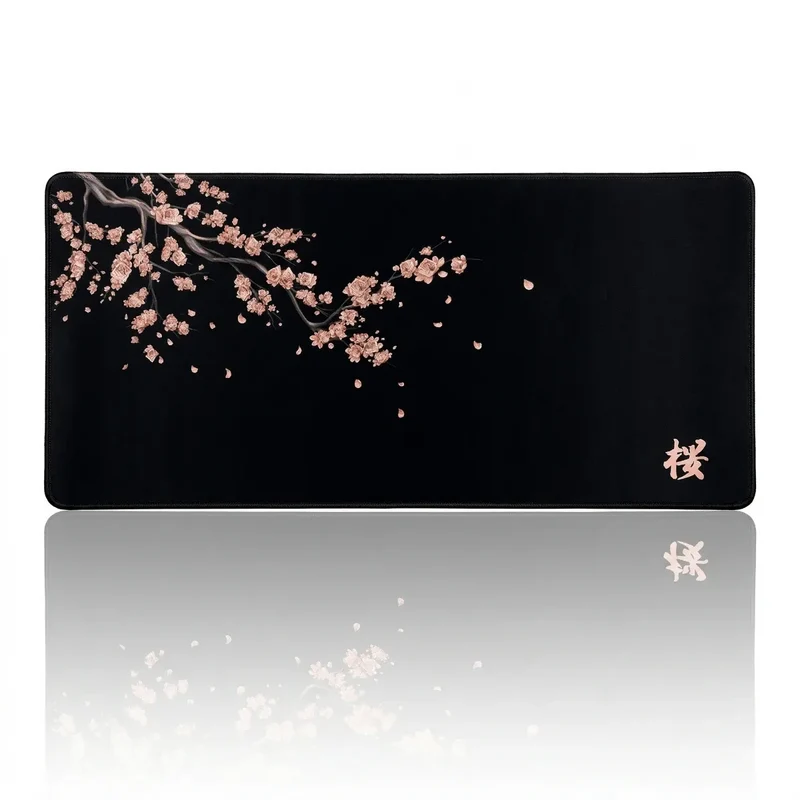 Tapis de souris Sakura Midnight | Tissu Micro-tissé - XXL - Précision & Immersion