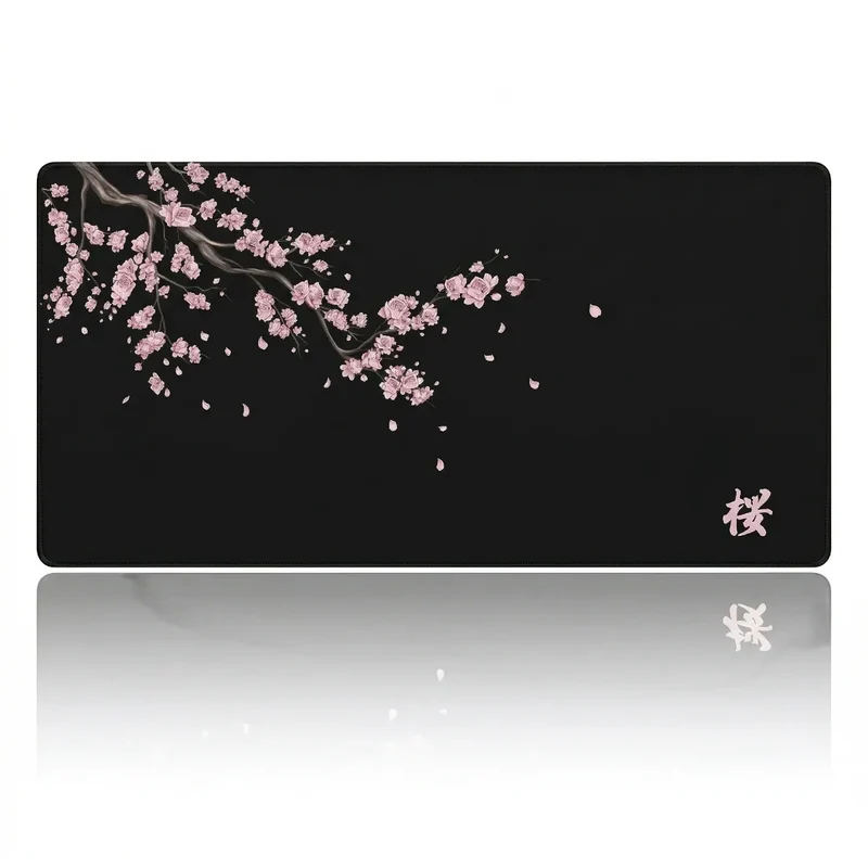 Tapis de souris Sakura Midnight | Tissu Micro-tissé - XXL - Précision & Immersion
