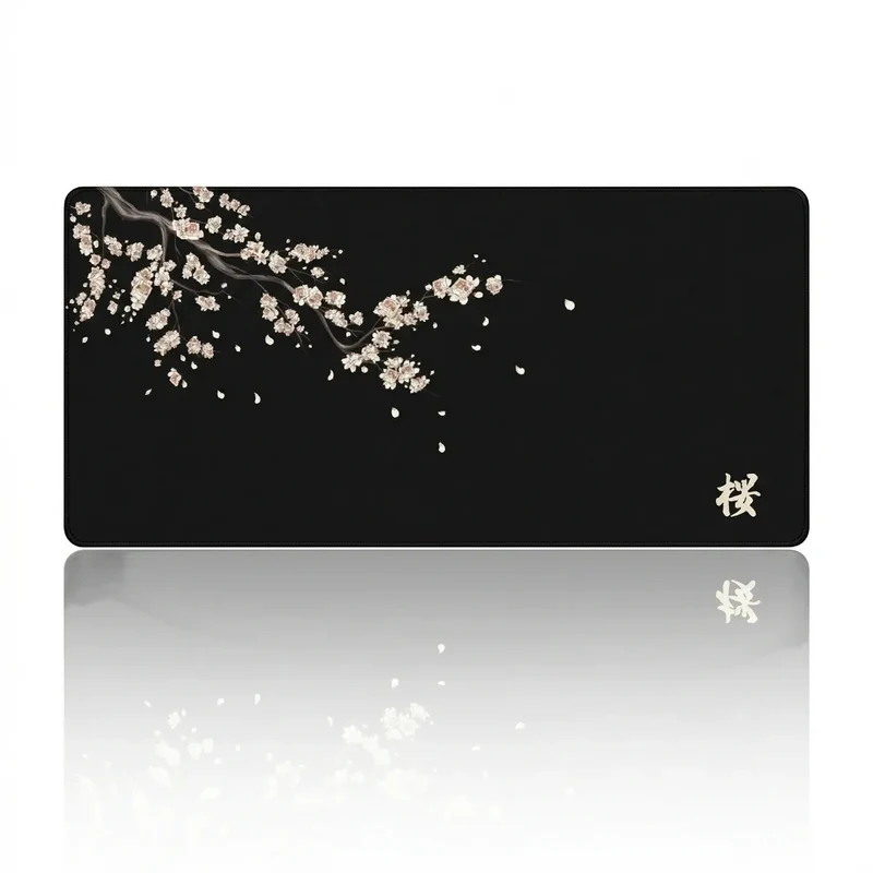 Tapis de souris Sakura Midnight | Tissu Micro-tissé - XXL - Précision & Immersion