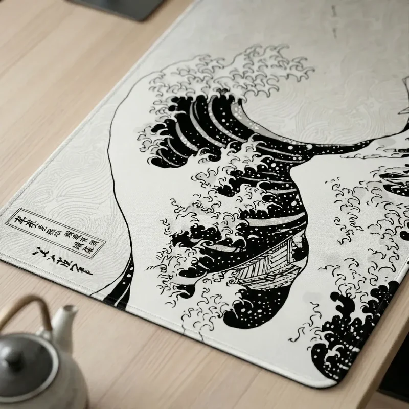 Tapis de souris Kanto Flow Edition | Micro-textile Haute Densité - XXL - Précision & Glisse