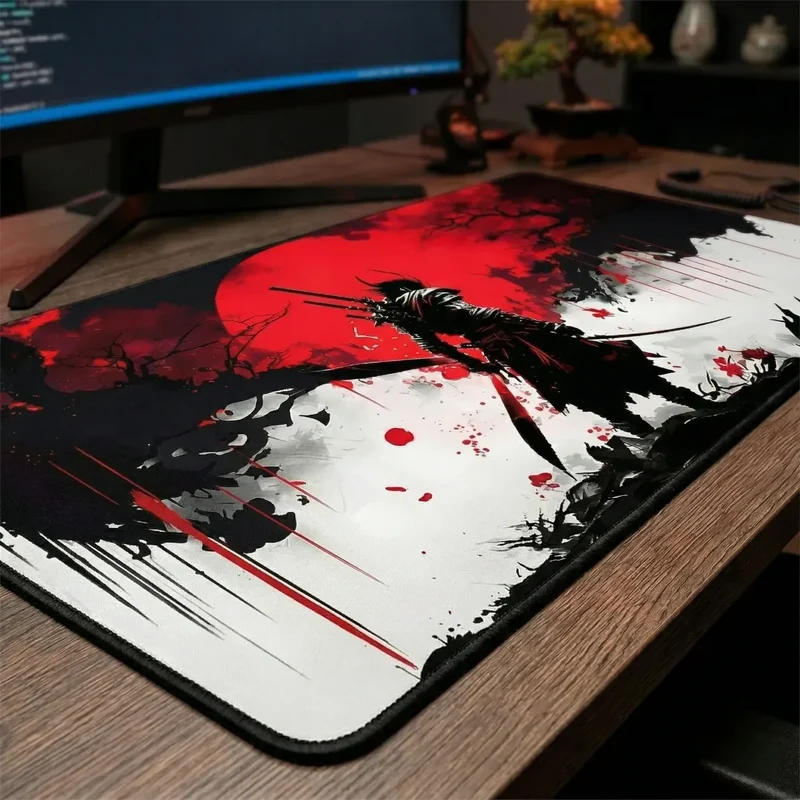 Tapis de souris Bushido Horizon | Tissage Haute Densité - Taille XXL - Précision & Glisse