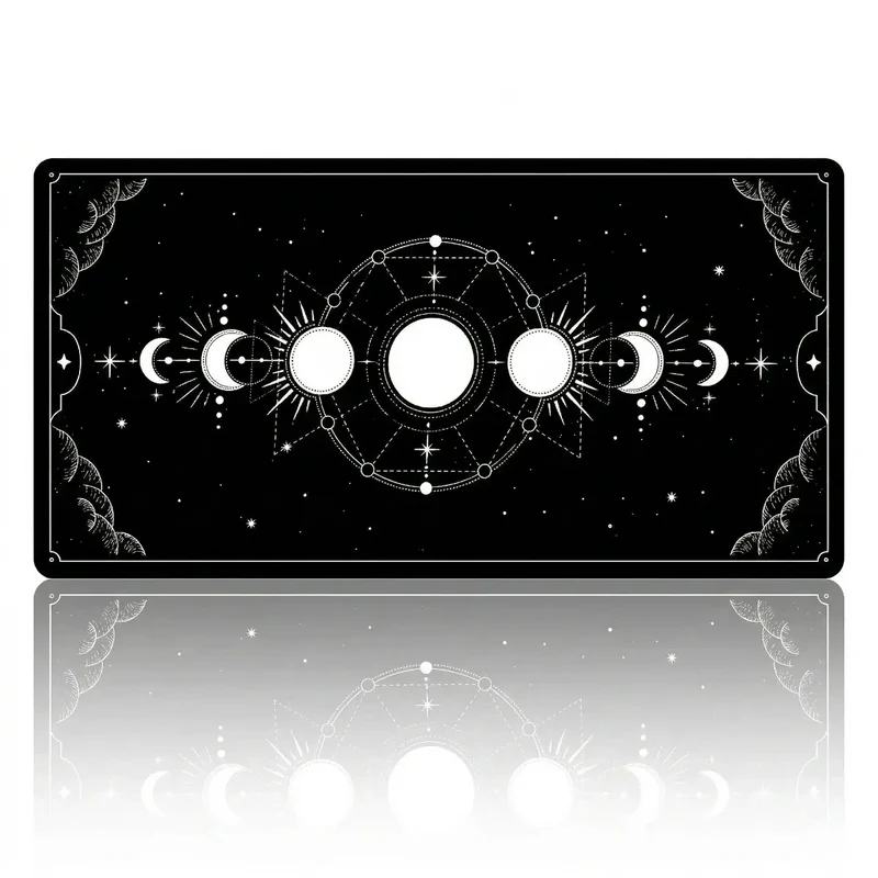 Tapis de souris Celestial Arcana Glide | Tissu Micro-Texturé - XXL - Précision & Glisse Mystique