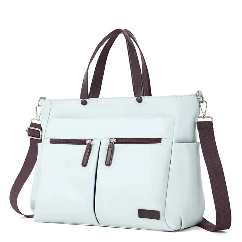 Sac Ordinateur Femme L'Aérienne 15" Nylon Chic - Tote Bag Ultra léger