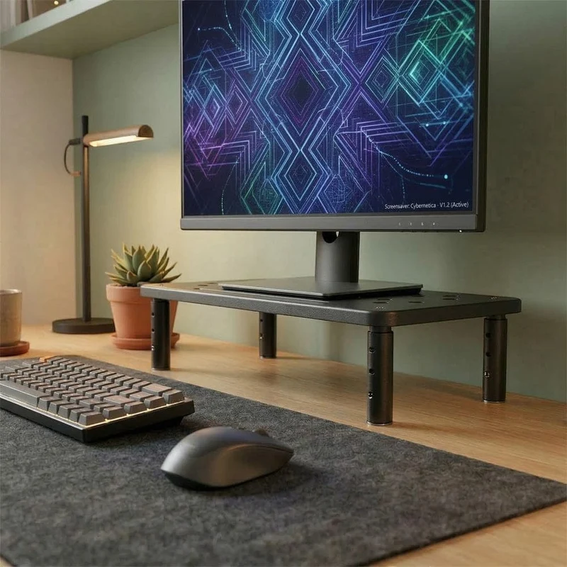Support d'écran PC SteelElevation X3 : Pieds télescopiques réglables sur 3 niveaux