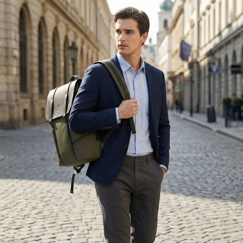Sac à dos ordinateur Homme Vanguard Elite 15 | Style & Performance