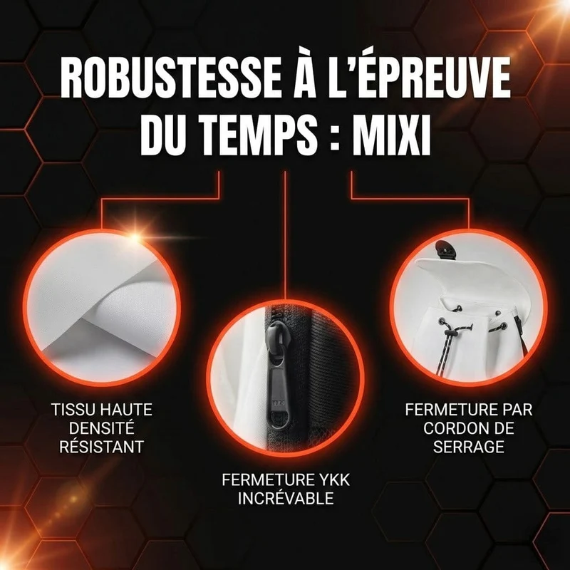 Sac à dos ordinateur MIXI 16 pouces - Confort Alvéolaire & Ergonomie Avancée | Mixte