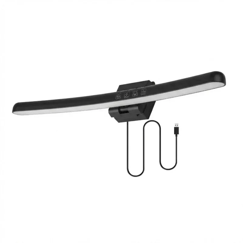 Lampe de Bureau Screenbar Tactile CURVEX 40cm : Zéro Reflet - Corps Incurvé
