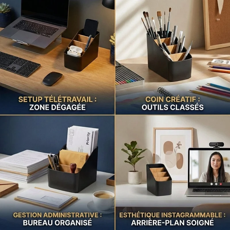 Organisateur de bureau SKALA : Modularité & Gain de place