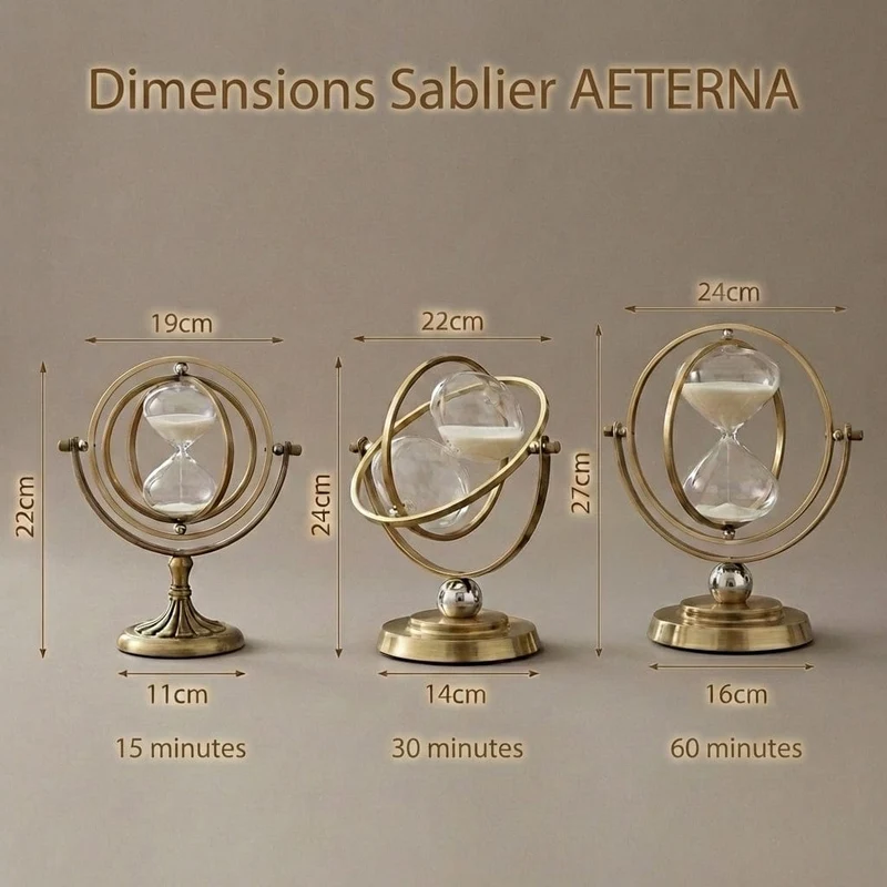 Sablier AETERNA : Orbite de Cuivre & Focus Absolu