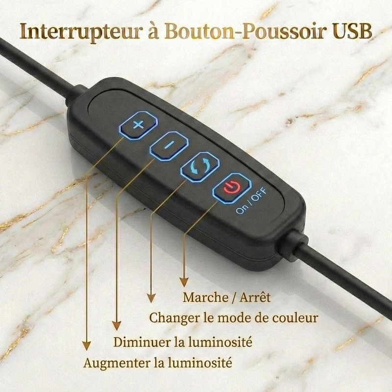 Lampe de Bureau Luxia : Double Tête & Éclairage Panoramique