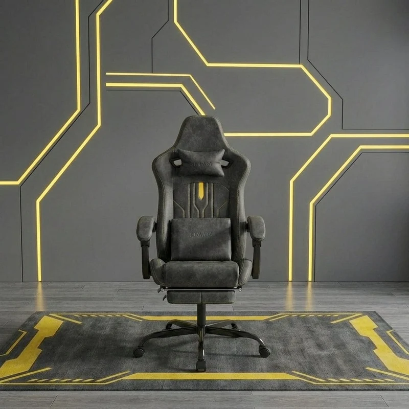 Chaise Ergonomique OMEGA-VIBE : Courbe Dorsale & Confort Massant