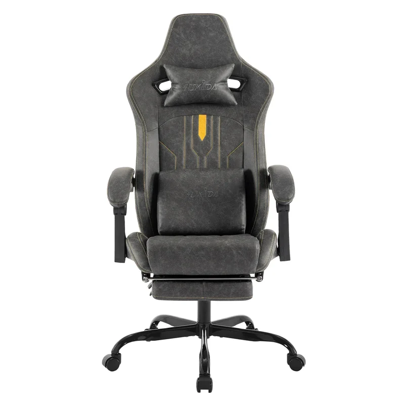 Chaise Ergonomique OMEGA-VIBE : Courbe Dorsale & Confort Massant