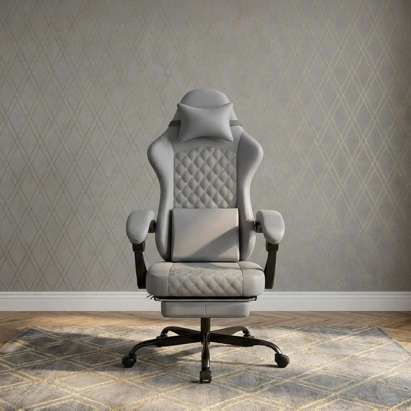 Chaise ergonomique EliteVantage : Design Matelassé & Mode Détente