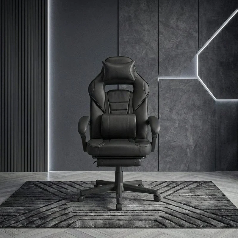 Chaise ergonomique Goliath-150 : Soutien Lombaire Précis et Structure Renforcée 150 kg