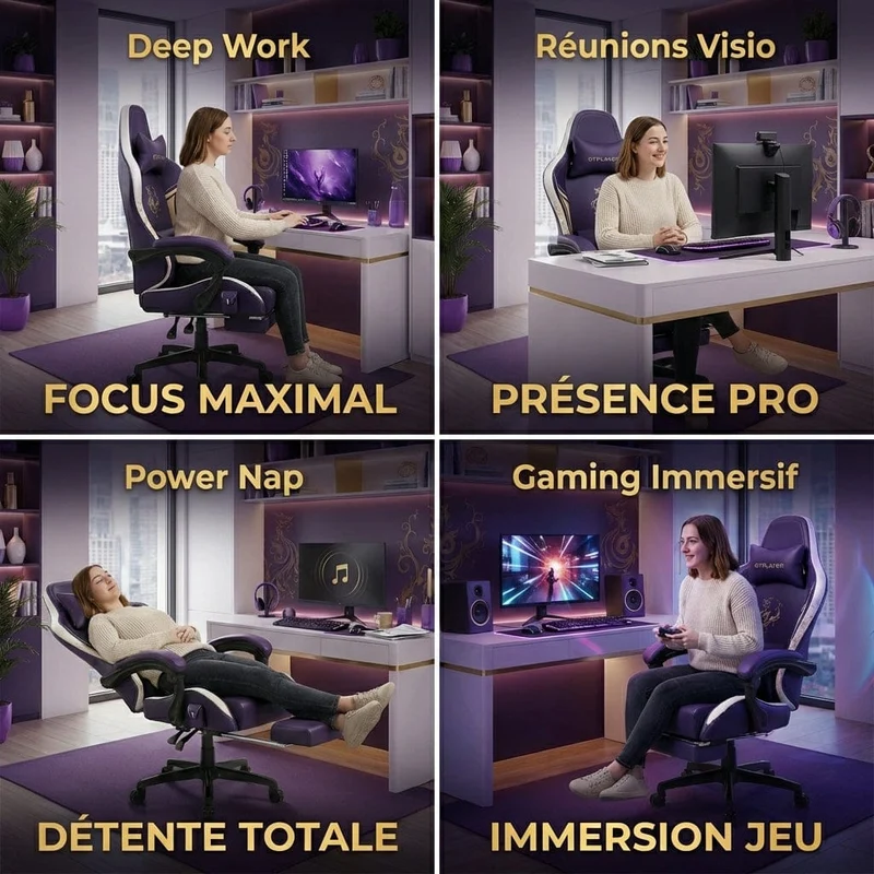 Chaise ergonomique Dragon Ace : Confort & Immersion Totale