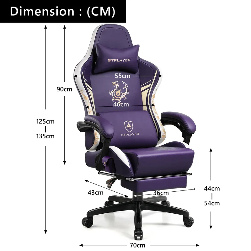 Chaise ergonomique Dragon Ace : Confort & Immersion Totale