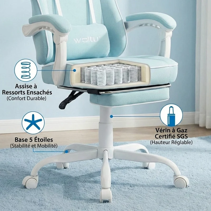 Chaise Ergonomique PandaComfort X1 - Confort Premium & Design Pro