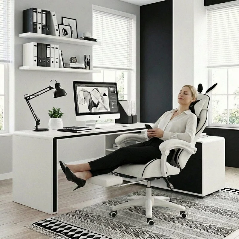 Chaise ergonomique BunnyComfort - Confort, Bien être et Style Lapin