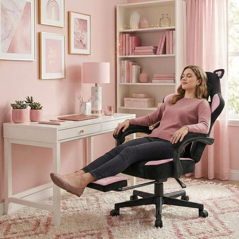 Chaise ergonomique Neko-Pro : Confort & Design Chat Adorable