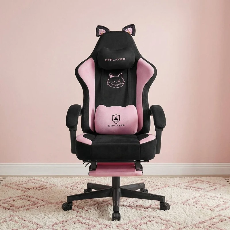 Chaise ergonomique Neko-Pro : Confort & Design Chat Adorable