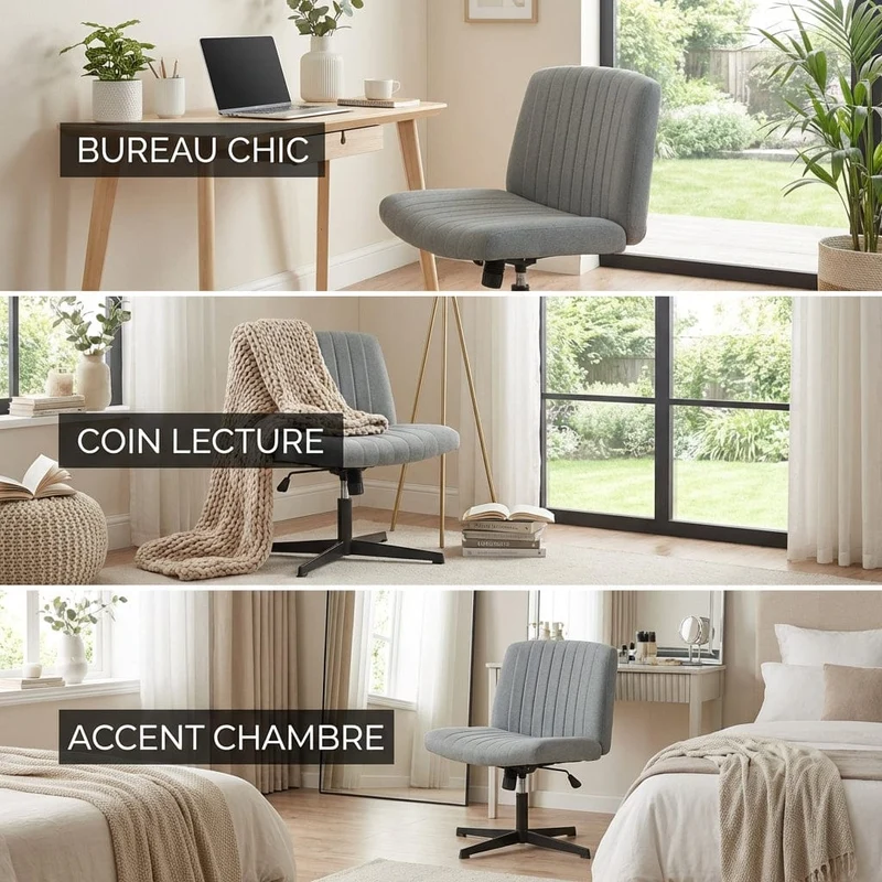 Chaise de bureau Flexi-Zen : Le confort XL sans frontières