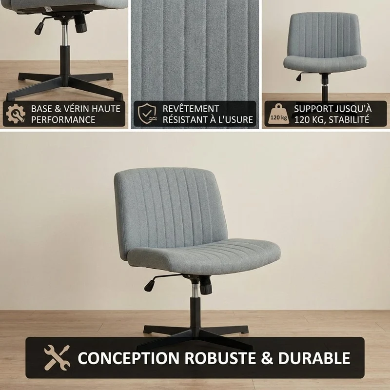 Chaise de bureau Flexi-Zen : Le confort XL sans frontières