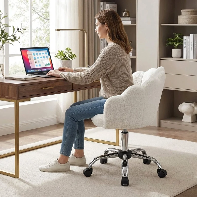 Chaise de bureau FLORIA : Élégance et Confort Ergonomique