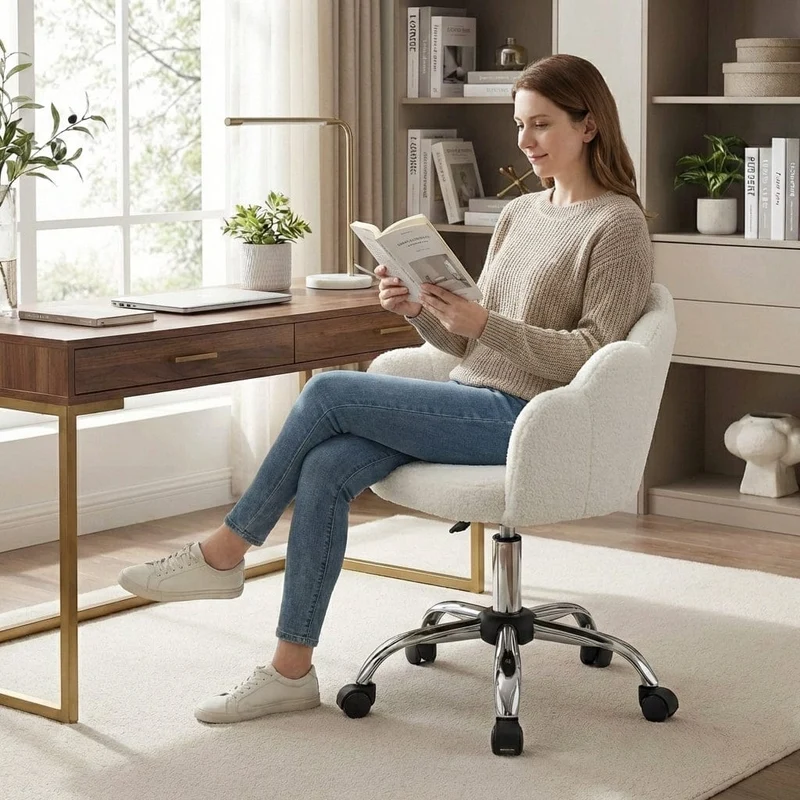 Chaise de bureau FLORIA : Élégance et Confort Ergonomique