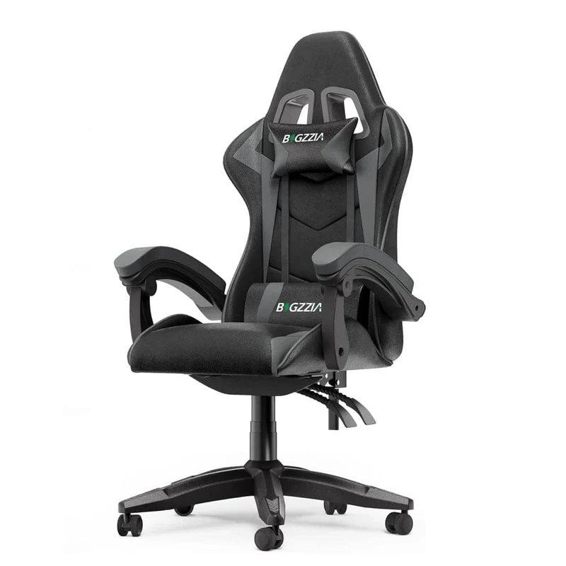 Chaise Ergonomique de Bureau Gaming avec Dossier Inclinable et Support Lombaire